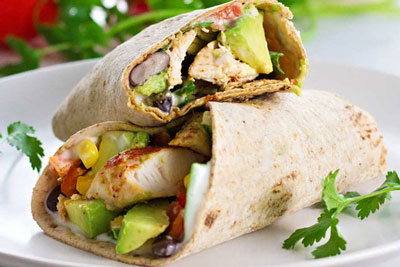 hähnchen-wraps